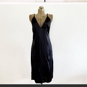 new REFORMATION silk backless slip dress S